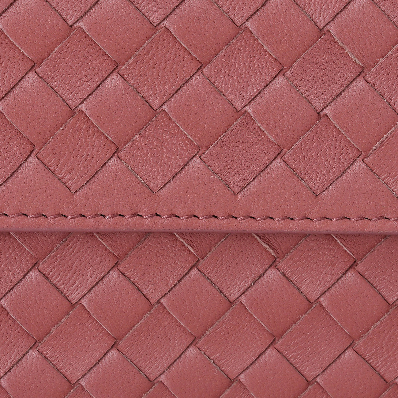 BOTTEGA VENETA(USED)보테가베네타 인트레치아토 플랩 장지갑